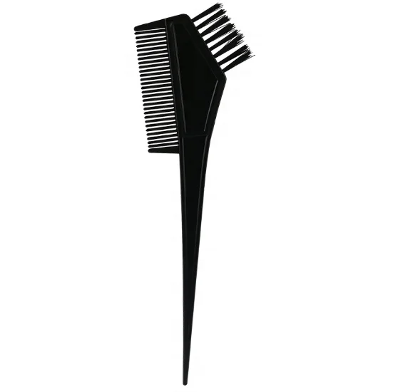 

RTS Low MOQ Black Professional Salon Accessory Dual Side Hair Tint Brush & Comb