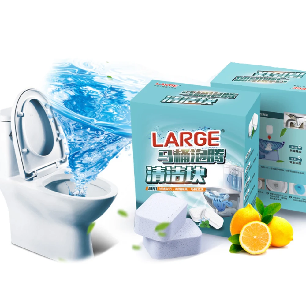

Factory Wholesale Automatic Effervescent Cleaner Bleach Toilet bowl Deodorant Cleaning Tablets