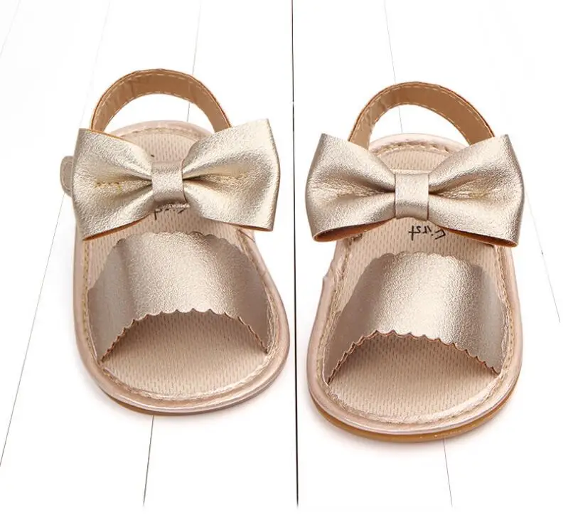 

Soft Sole Anti Slip Waterproof Summer Baby Shoes For Girl Cute Bow Knot Non-slip