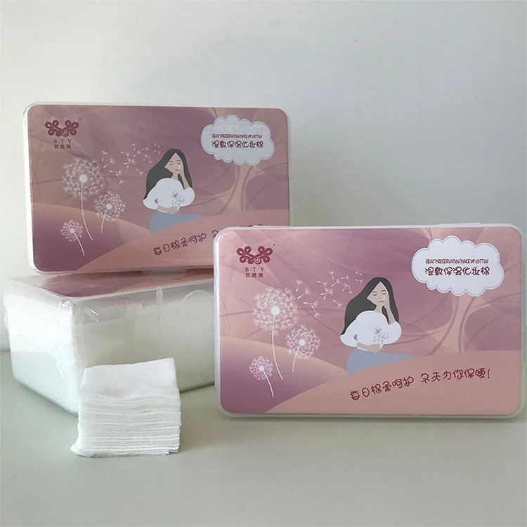 

Competitive Price reusable hemp microfibre makeup remover pads, White