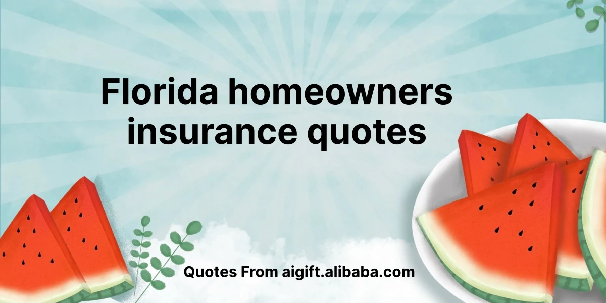 florida homeowners insurance quotes