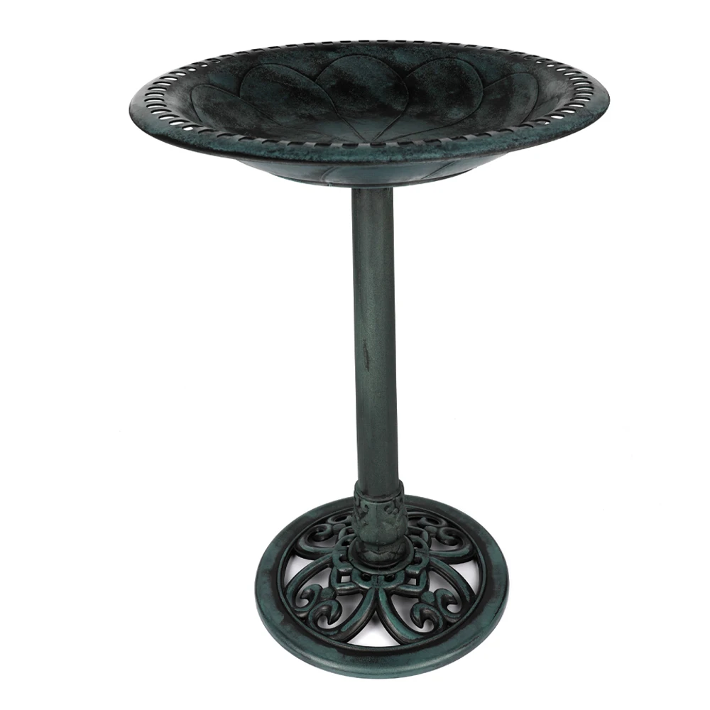 

Wholesale High Quality Movable Outdoor Pp Green Garden Decoration Water Bird Bath