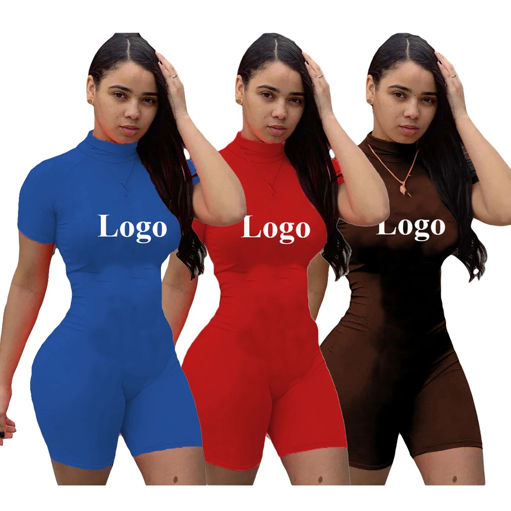 

F6668 Summer jumpsuit for women one piece body suit with skinny set Designers women Romper One Piece Jumpsuit, As picture, welcome to customize