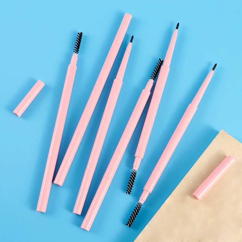 

Slim eyebrow pencil colors , wholesale vegan eyebrow pencil new packaging, Multi-colored