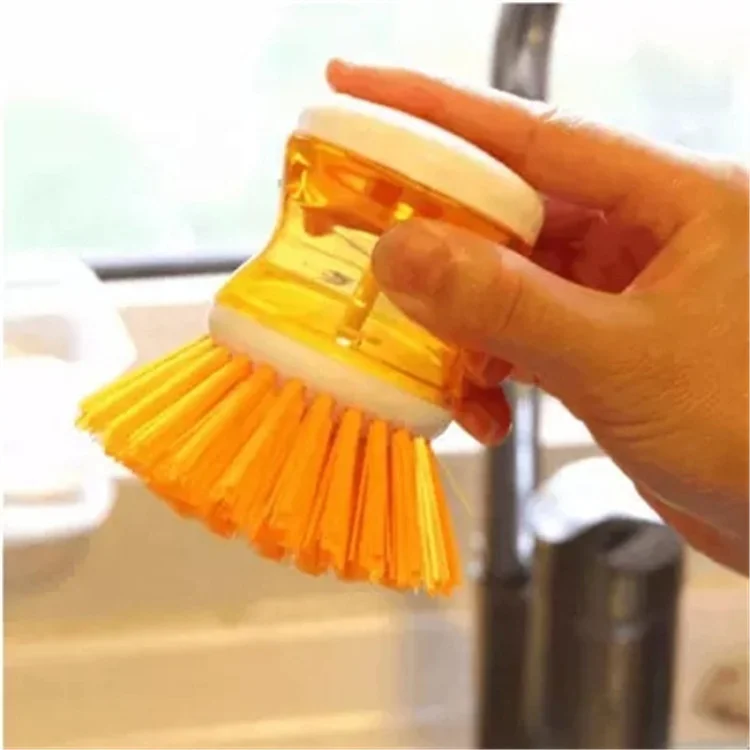 

Household wash pot brush kitchen non-stick oil dish brush multi-function can be manually add detergent