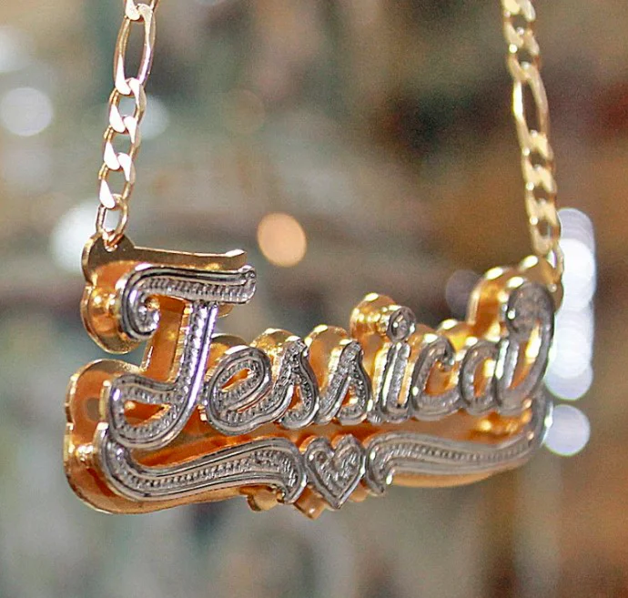 

jialin jewelry 2020 new style for Women hiphop customized Personalized Jewelry nameplate necklace personalized