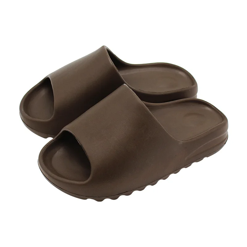 

Wholesale Unisex Chocolate color Yeezy Slides Slippers Different Color Women Real Yeezy Slides, Customized color