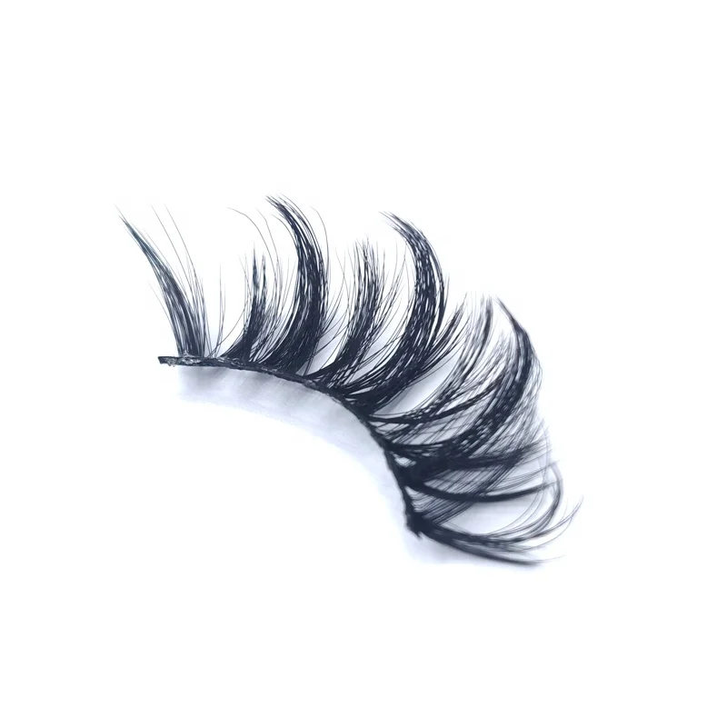

Y free sample 5D-A02 25mm 5d fluffy long handmade faux mink eyelashes full strip lashes with custom lashbox packaging, Natural black lashes