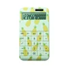 12 Digits Handhold DIY Pineapple Logo New Model Style Solar Big Phone Shape Funny Calculator