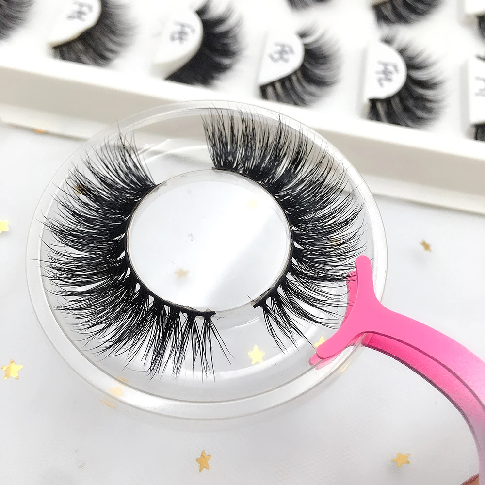 

Mink Eyelash Vendor Custom Natural mink Quality 15mm 16mm natural short length siberian mink lashes, Natural black