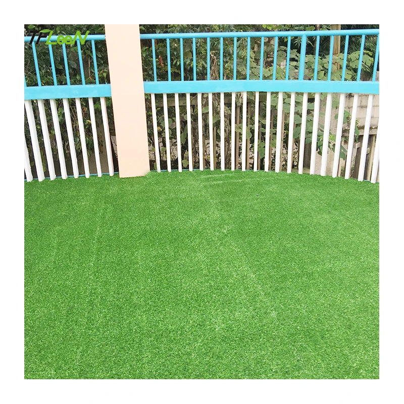 

China manufacturer Artificial dark or light green landscaping grass synthetic turf carpet hybrid grass turf
