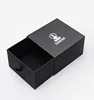 Custom Jewelry Watch Small Gift Cardboard Packaging Black Slide Paper Drawer Box