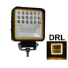High Quality Super Bright Truck Atv 63W Amber Angel Eye 4.3 Inch Mini Drl Led Work Light For Truck