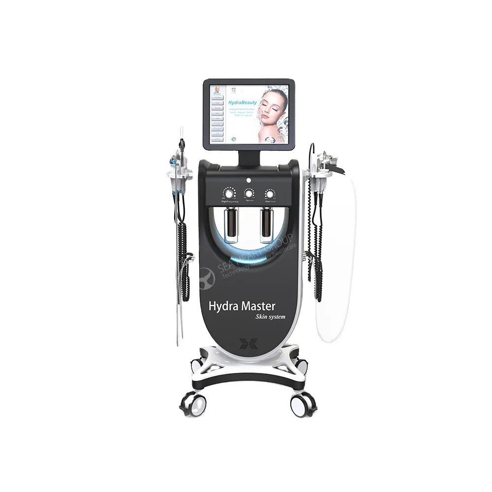 

2021 Newest CE Certificated 15 inch screen 9 in 1 aqua facial cleaning hydra beauty facials machine with ce