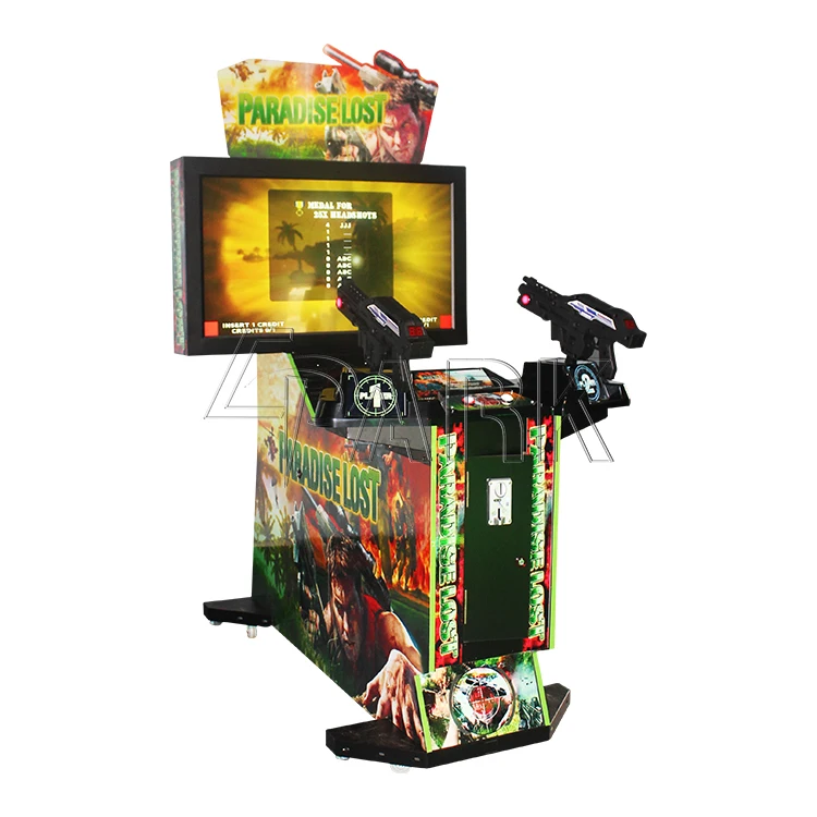 

42 inches hot selling coin operated fun game machine EPARK Indoor arcade amusement 4D shooting game machine