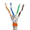 0.57mm 23awg network ethernet sftp cat 6 cat6a cat6 braid shielded cable