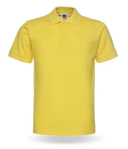 

Oem Custom Logo Blank Printing Short Sleeve 100% Cotton Durable Promotional Yellow Polo Shirt Clothes For Men