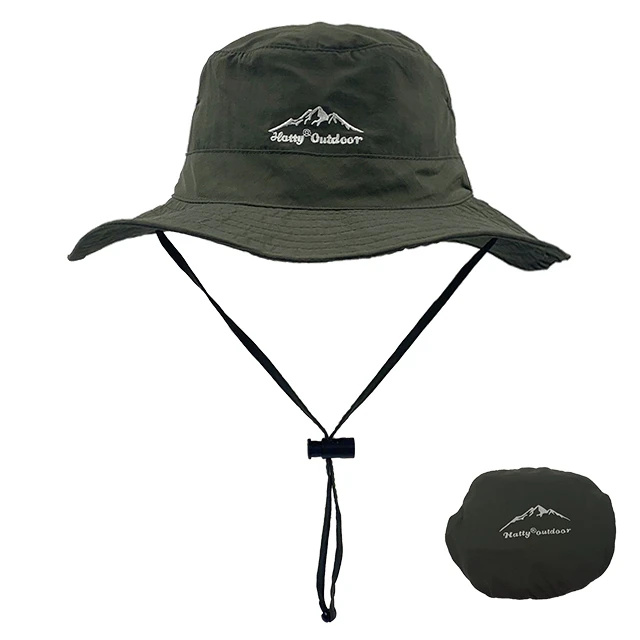 Wholesale Outdoor Solid Color Beach Sun Caps Bucket Hat Hiking Camping Fishing Fashion Hats