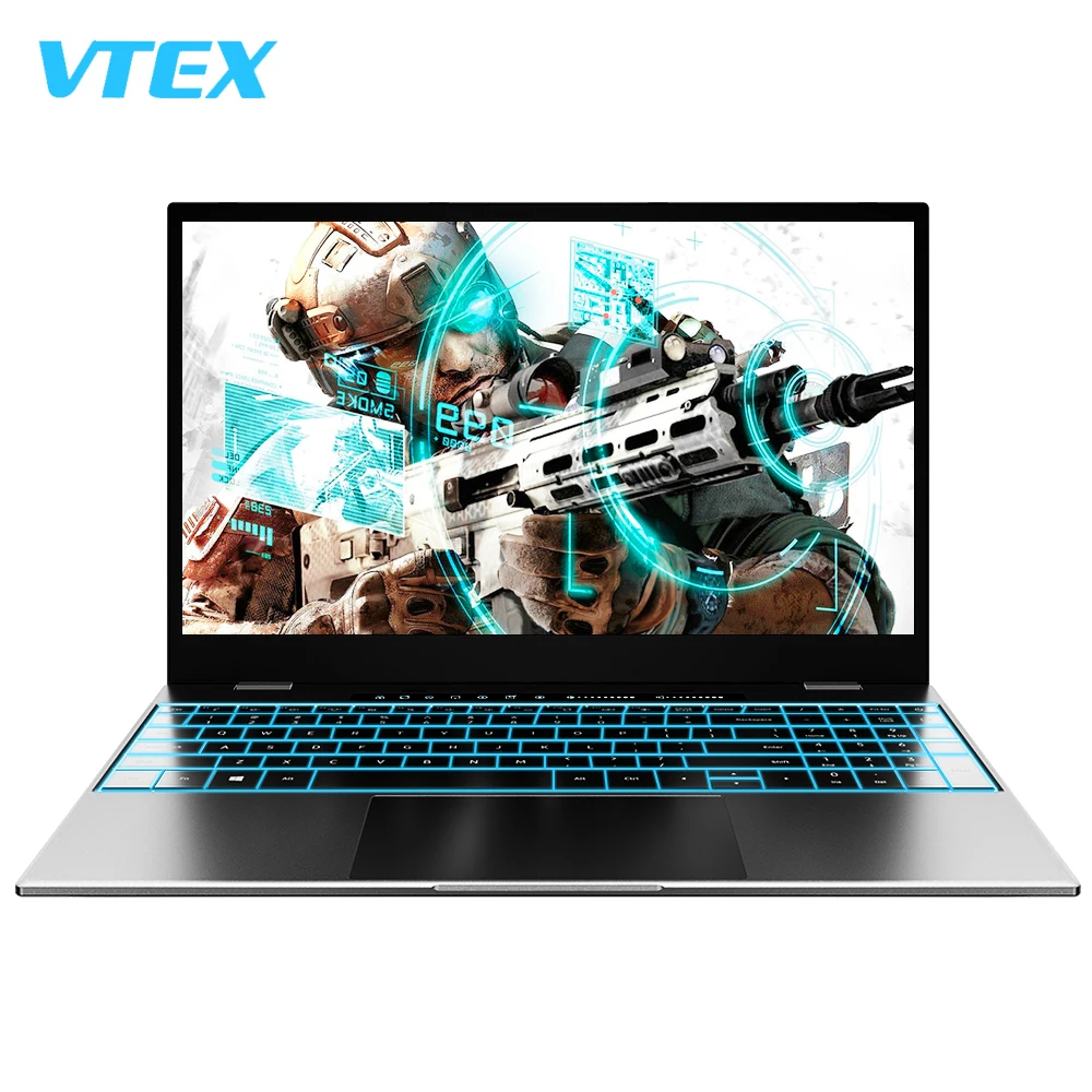 

Core i3 i5 i7 i9 Cheap Win10 Laptops 15.6 Inch Core i7 Computer Gaming Laptop Notebook, Grey