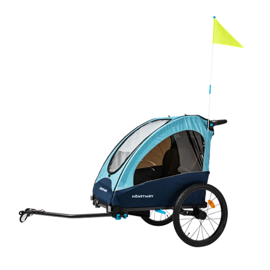 kids bike trailer with suspension