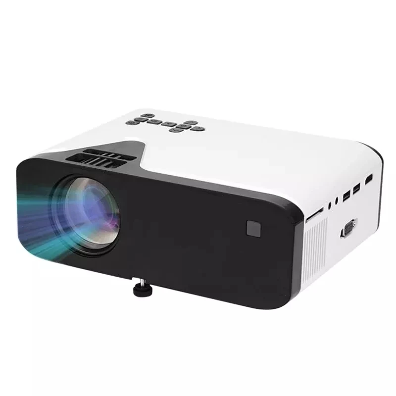 

2021 New Arrival Mini HD Projector native 1280 x 720p portable game proyector support 1080p home cinema Multimedia projector