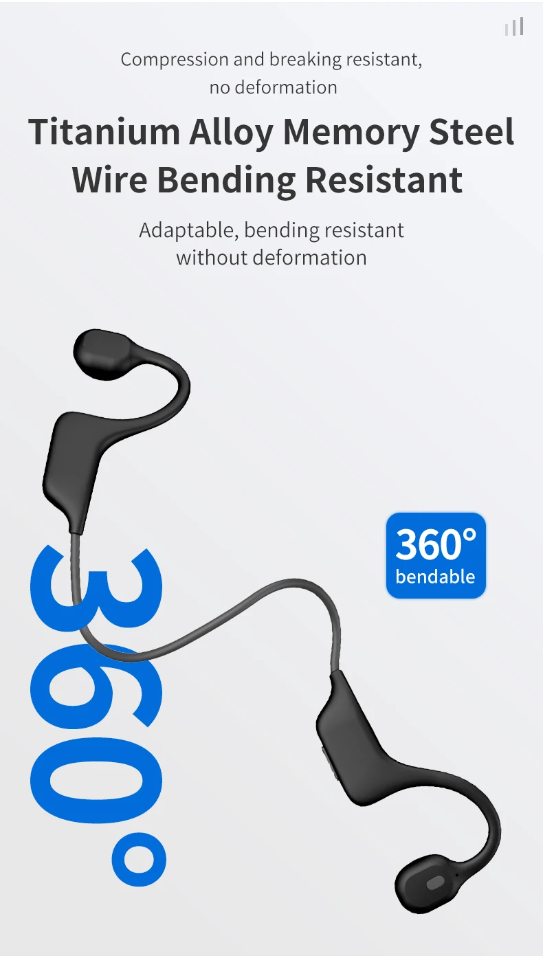 High Quality Oem Wireless Ear Hook Neckband Headphones Open Ear Wireless Bone Conduction Headset - ANKUX.COM