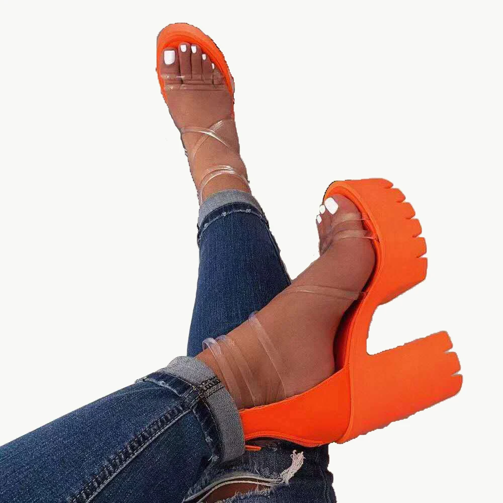 

hot sale ladies Elegant high heel women slides sandals shoes open toe female pumps, White ,black ,orange