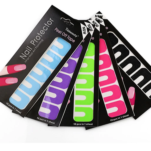 

Wholesale U-shaped Practical Nail Protection Sticker Nail Spill Sticker Nail Spill Patch, As shown