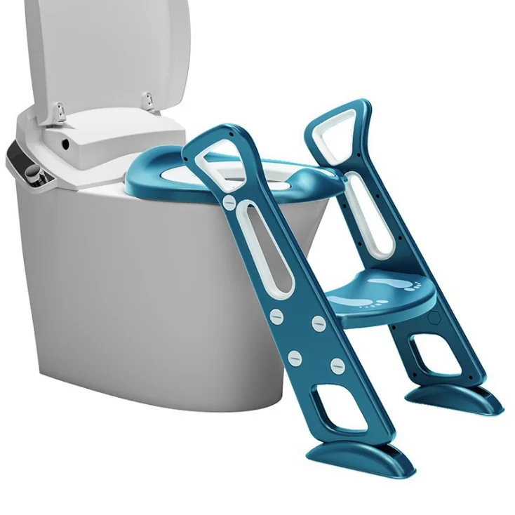 

Portable kids toilet Children Potty Training Seat with Step Stool Ladder, Blue, red, green