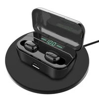 

2019 Upgraded Best Seller BT 5.0 Wireless Charger TWS Earphones, Wireless Charging TWS Headphones with Digital Display