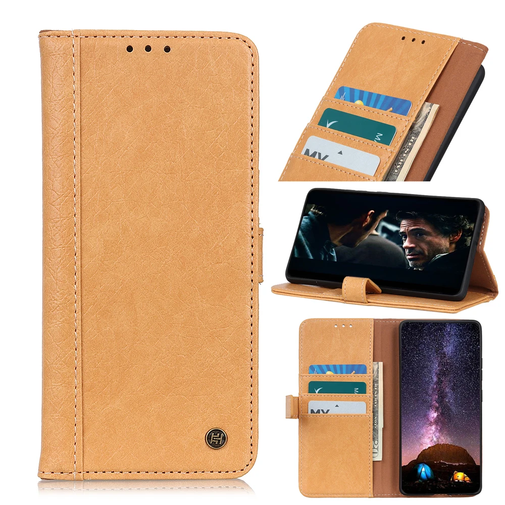 

Rhinoceros pattern PU Leather Flip Wallet Case For Sharp AQUOS sense 4/sense 5G With Stand Card Slots, As pictures