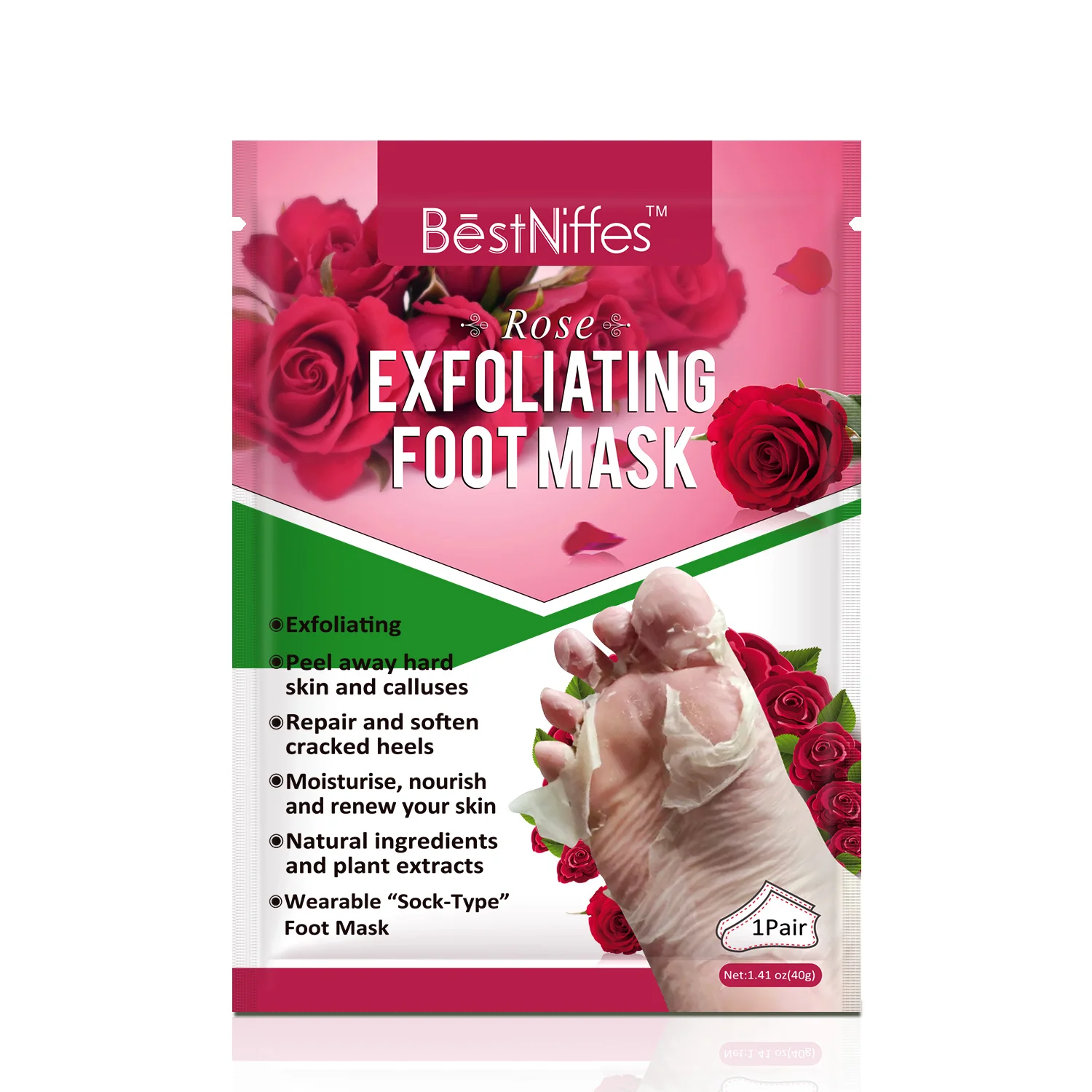 

BestNiffes New Arrival High Quality exfoli foot peel mask
