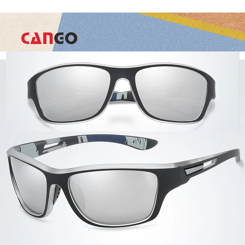 

Cango Custom Logo Wholesale Running Glasses Sport Sunglasses Men Polarized Outdoor Sport New Model Sunglasses