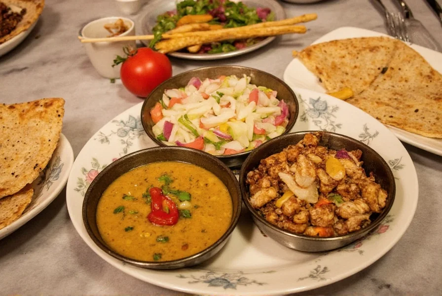 Interior view of Saffron NOLA restaurant showing traditional Indian decor with New Orleans architectural elements in the Garden District