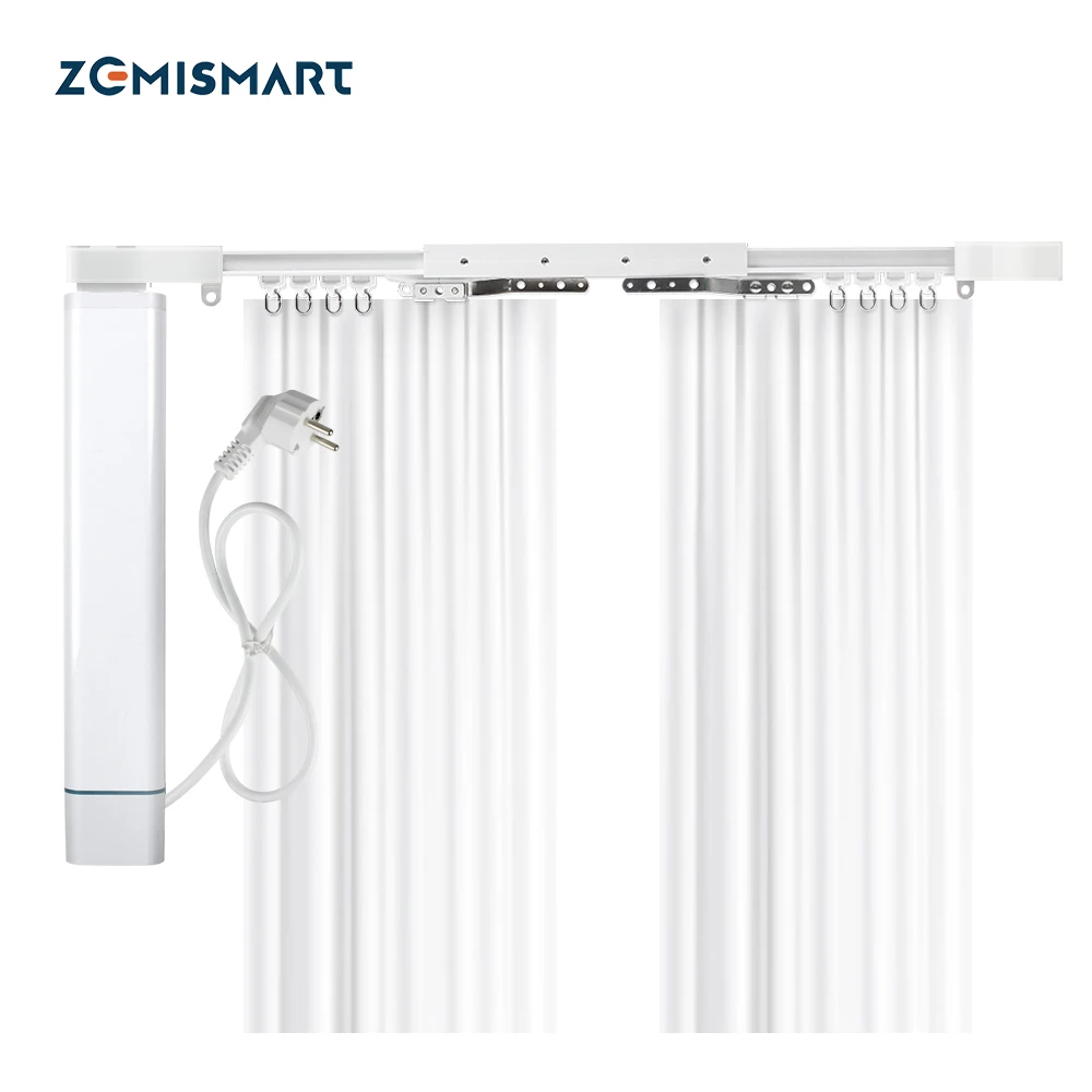 

Automatic Motorized Smart Curtains Smart Home For Xiaomi MIJIA Wifi Wireless Remote Control curtain motor, White