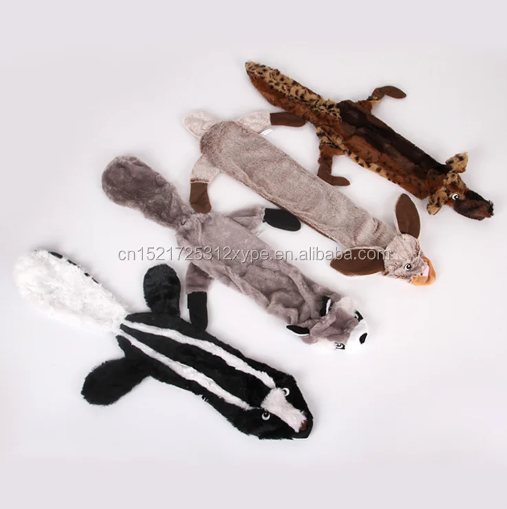 

Wholesale Amazon Hot Pet Dog Plush Toy Chews No Filling and Durable, Picture color or customized