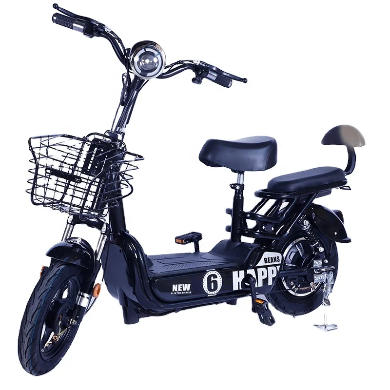 

Cheap 350W 48V Electric Scooter with Basket Hot Sale Electric Bicycle, Optional