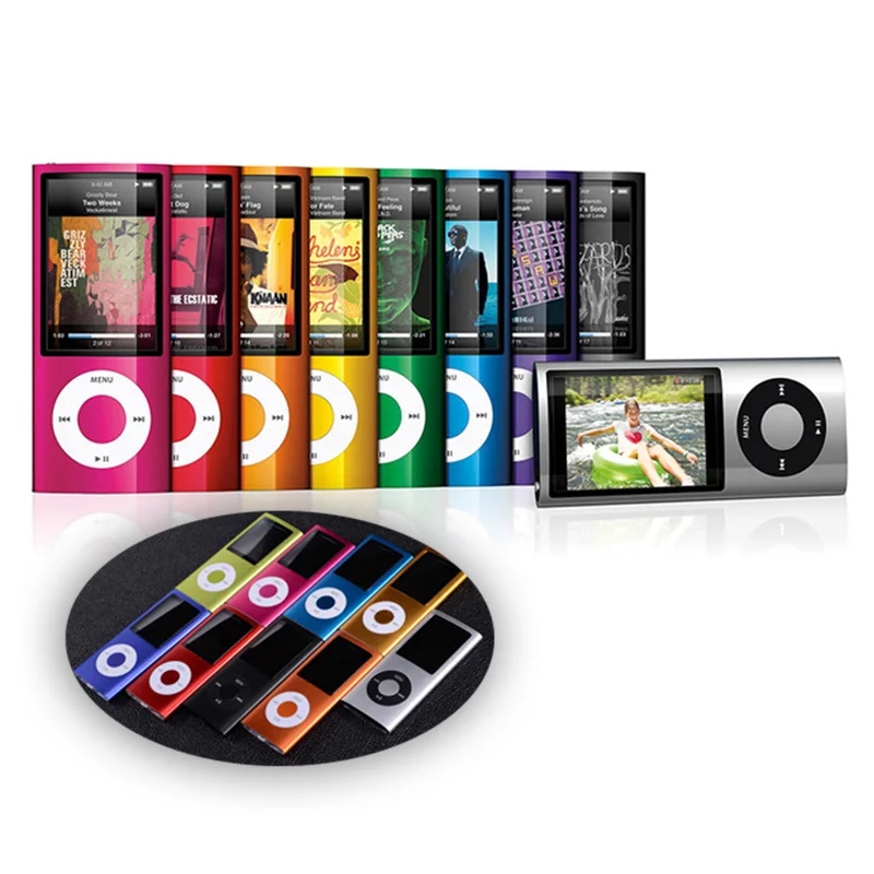 

Slim 1.8" LCD 3th MP3 MP4 Music Player support 8GB 16GB micro sd TF memory card Video Photo Viewer eBook Read stereophone