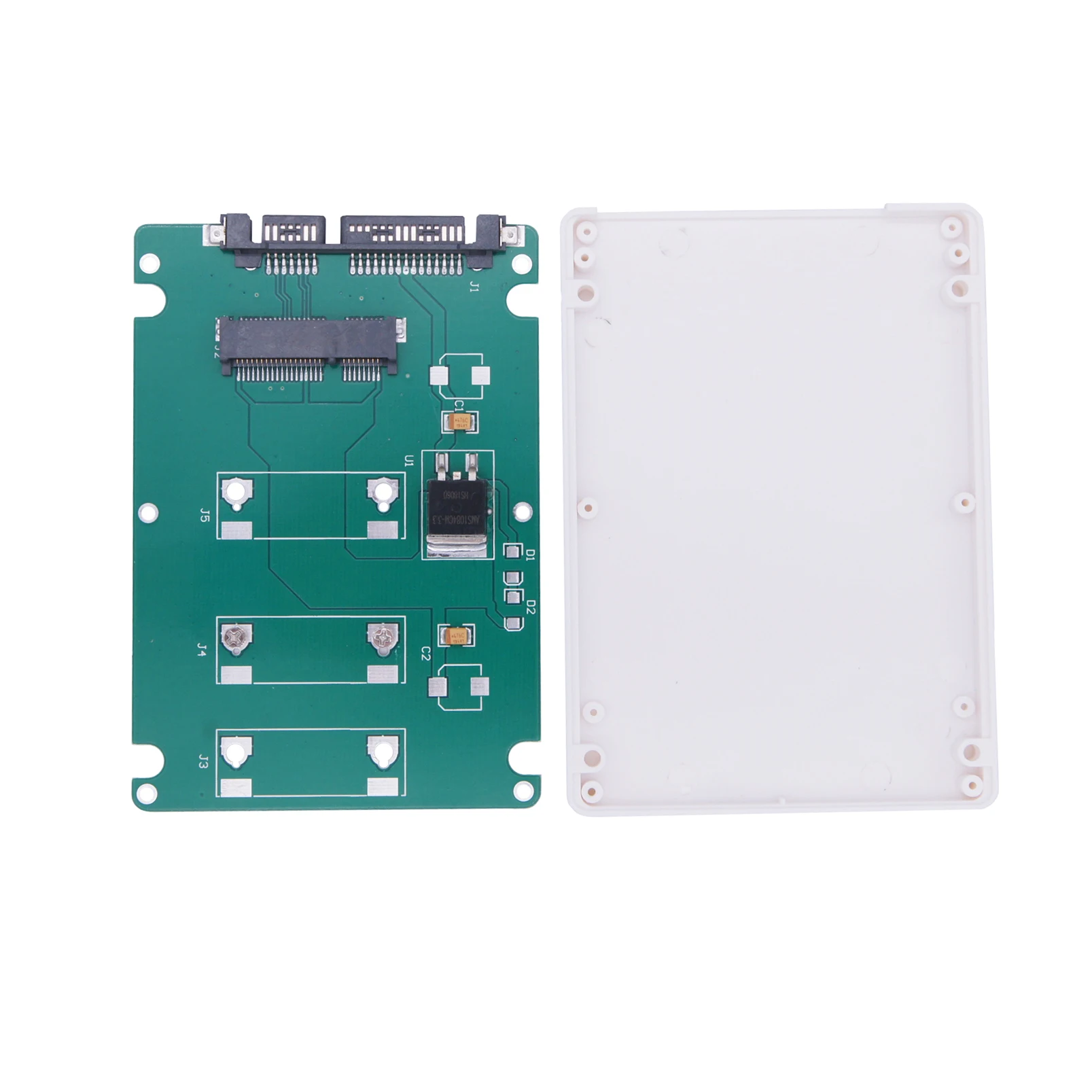 

7mm mSATA to SATA3 2.5' SSD Adapter Plastic Case