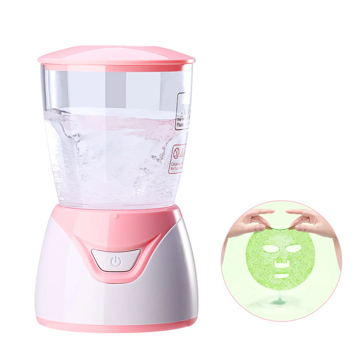 

Home Used Portable Machine a Mask Facial With Mask Collagen Beauty Mini Smart Diy Fruit And Vegetable Facial Mask Maker Machine, Pink