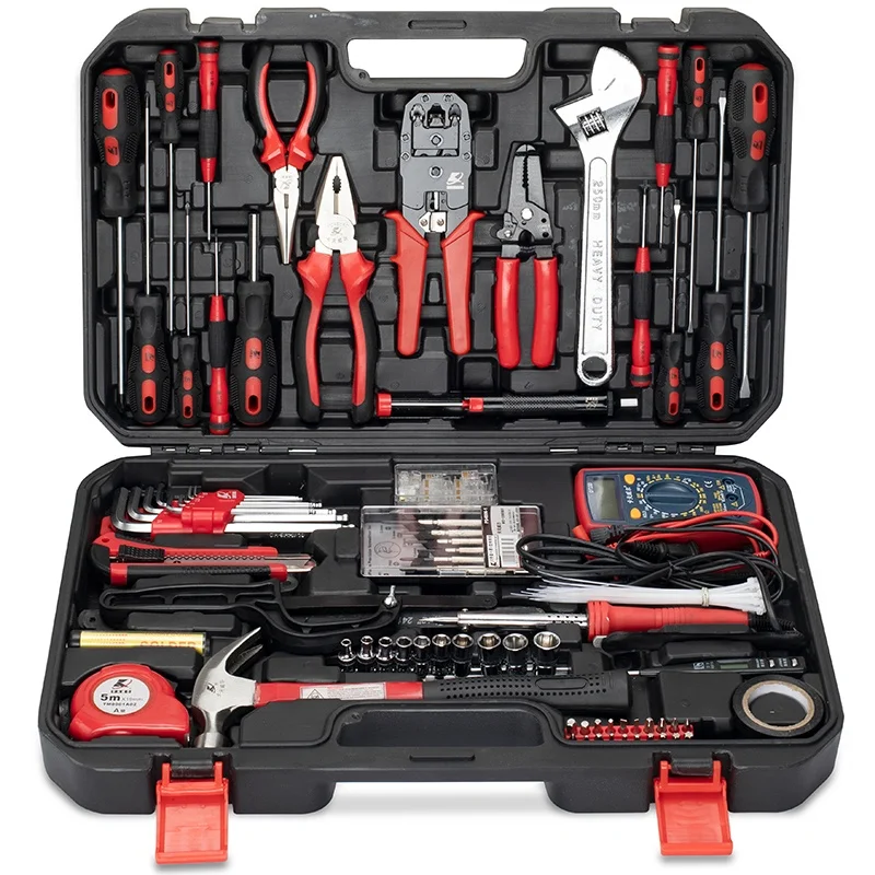 

KAFUWELL-H2923A 138PCS Factory Hot Sale Household Tools Sets Hardware Toolbox Woodworking Electrician Tool Kit