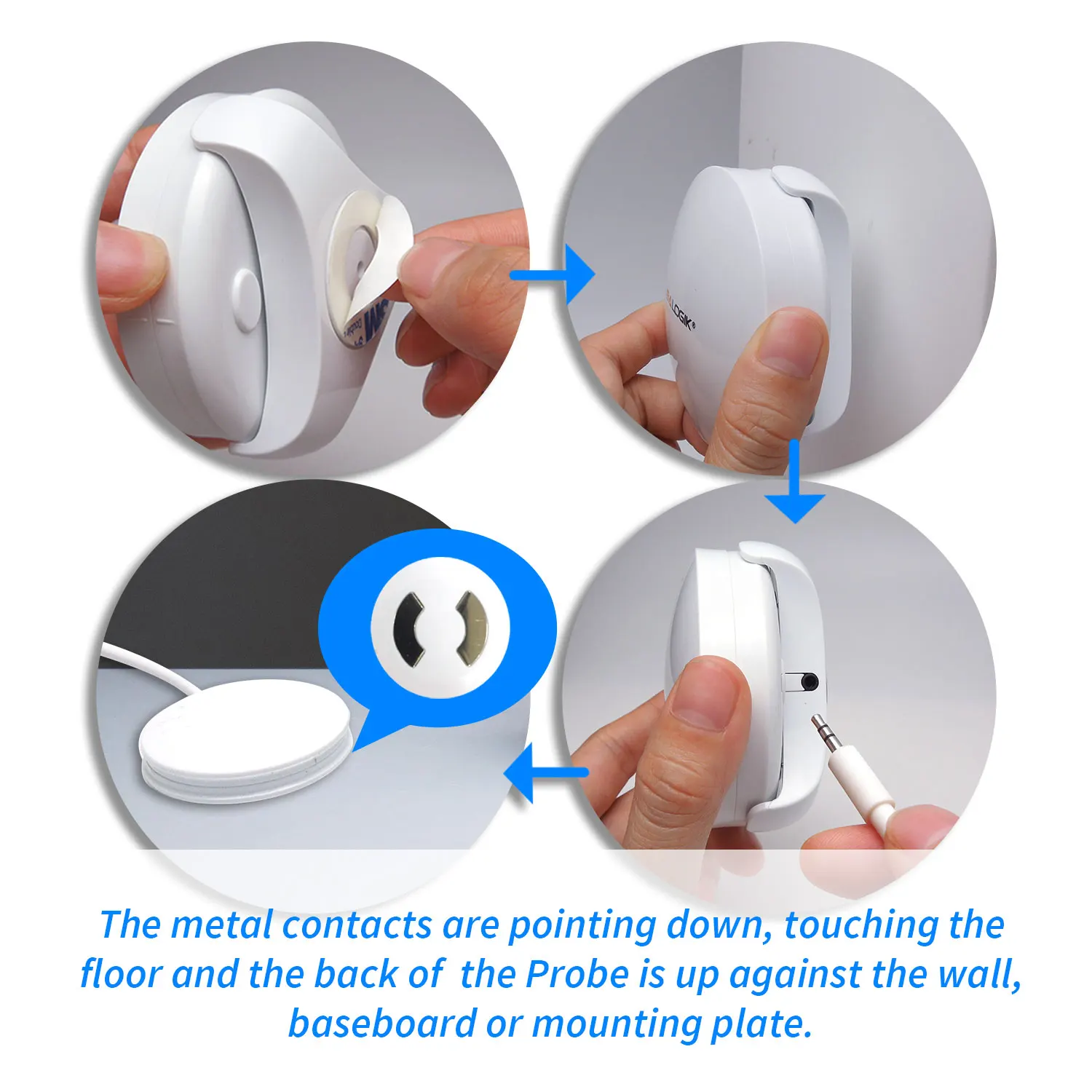 2020 Hot sale Intelligent Leak Water Detector Sensor Battery Supply Iot Zwave Water Leak Sensor For Home - ANKUX.COM