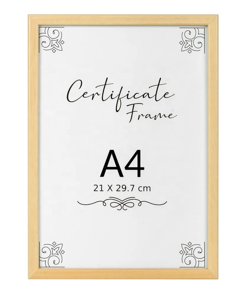 Cheap Certificate A4 Wood Frame Best Quality Wooden Photo Frame Buy