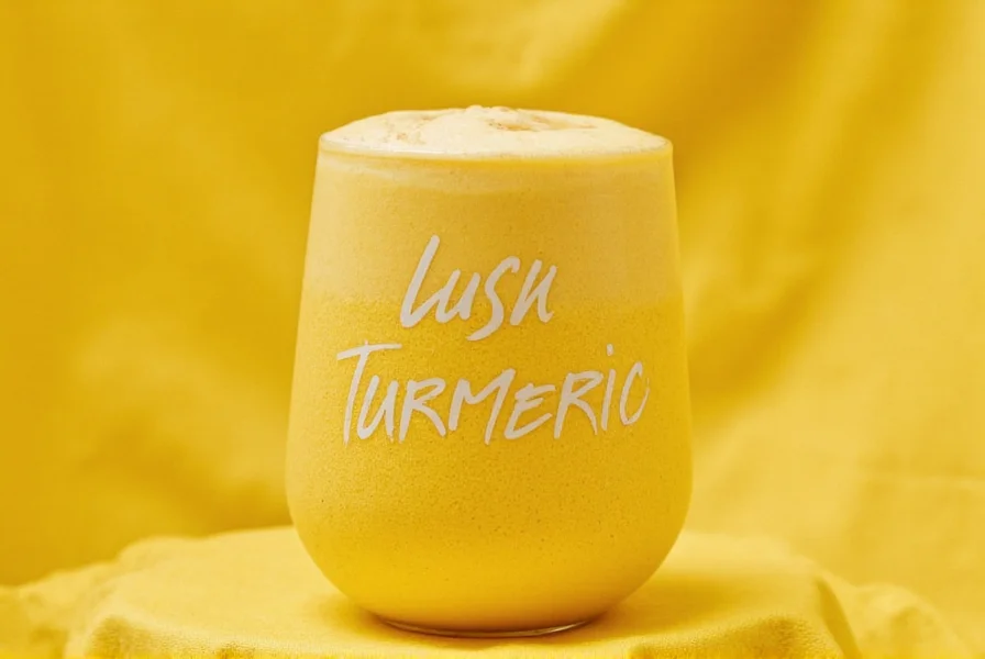 Lush Turmeric Latte: Bath Product, Not a Drink - Key Facts