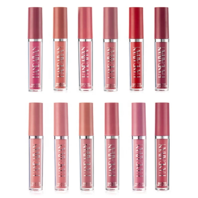 

6Pcs/set Matte Lip Gloss Set Liquid Lipstick Waterproof Long Lasting Moisturizing Lipstick Women Lip Tint Beauty Cosmetics Set, A+b two types