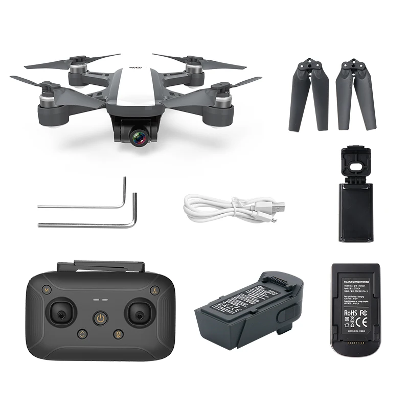 

2020 portable new design Dream Drone Three axis gimbal, professional drone surveying carbon fiber drone frame, Black