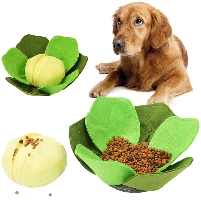 

Cabbage Dog Toy Sniff Training pet Toy Intelligence Quotient Dog Training