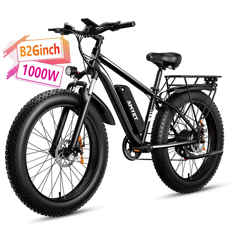 

USA stock Electric Mountain bike 1000W 15ah gear speed elcykel 26 inch electrica Fat Tire Bicycle