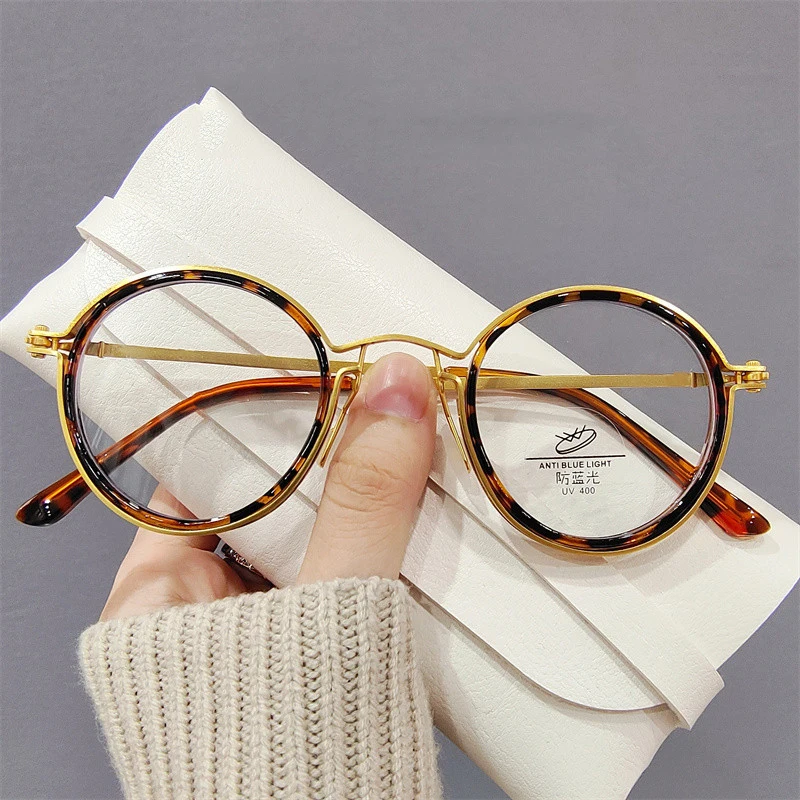 

9842 retro classic blue light glasses new trendy polygon eyewear frame anti blue light mirror eyeglasses frames 2022