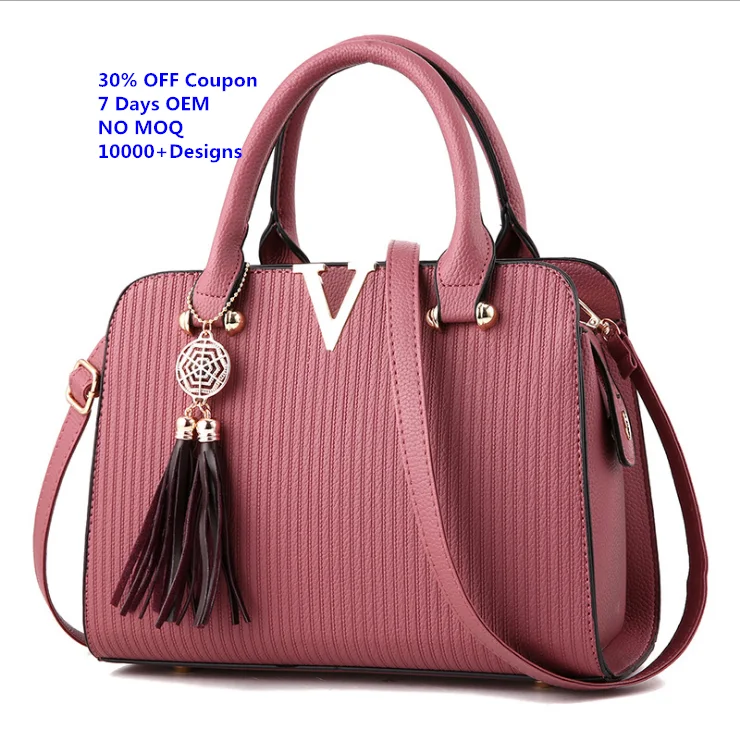 

China Supplier 2020 New Trendy Designer Embossed PU Leather Handbags Luxury Women Tote Hand Bags, Coffee,black,red,brown,oem